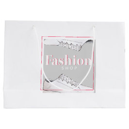 水彩ファッション ラージペーパーバッグ