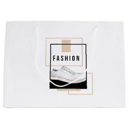 水彩ファッション ラージペーパーバッグ