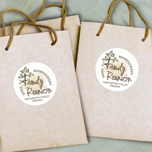 水彩ファミリーリユニオン台本ツリー名 ラウンドシール