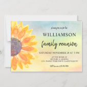 水彩ファミリー懇親会マグネットIc招待状 マグネット招待状 (正面)