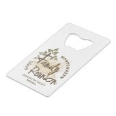 水彩ファミリ懇親会スクリプトツリー名年 クレジットカード栓抜き (正面アングル)