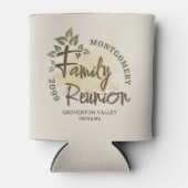 水彩ファミリ懇親会スクリプトツリー名年 缶クーラー (正面)