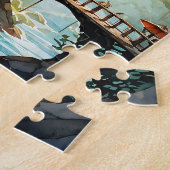 水彩ファンタジーお洒落林 ジグソーパズル (側面)