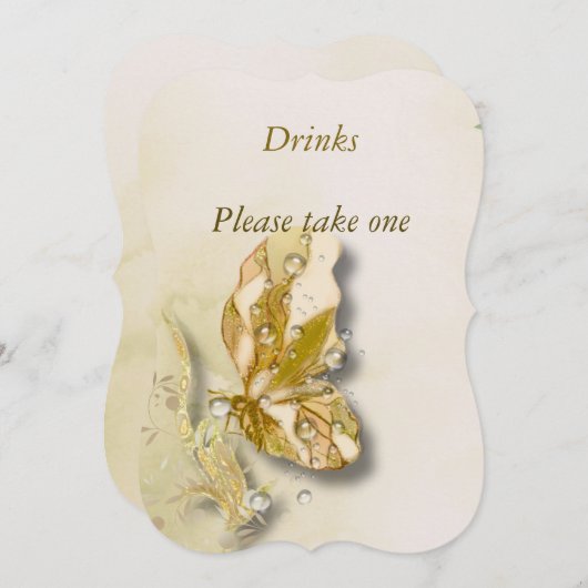 水彩ファンタジーのアートカード (正面/裏面)