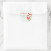 水彩ファンタジーシール ラウンドシール (バッグ)