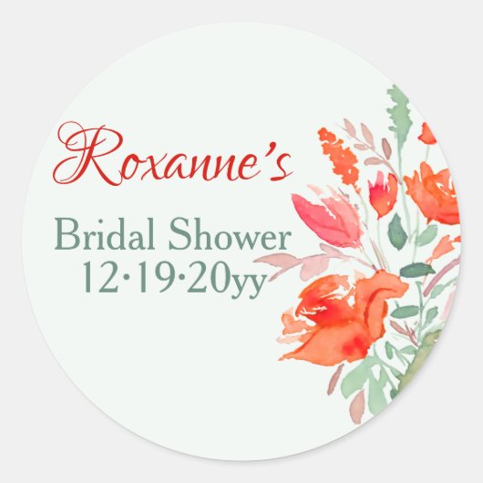 水彩ファンタジーシール ラウンドシール (正面)