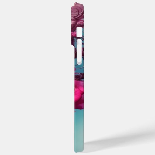 水彩ファンタジーピンクのバラ Case-Mate iPhoneケース (裏面 / 左)