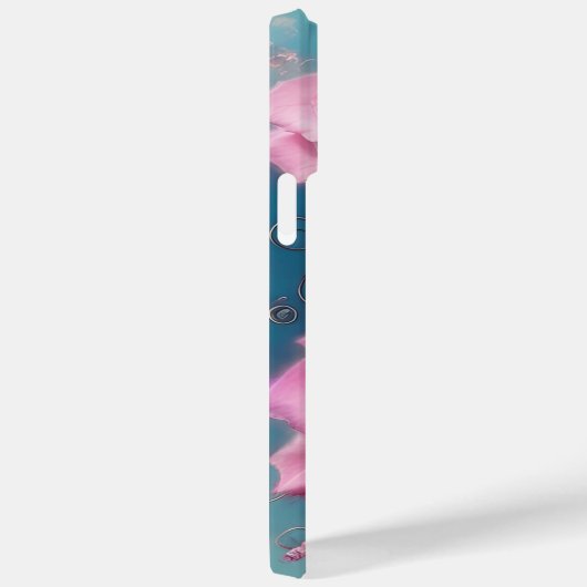 水彩ファンタジーピンクのバラ Case-Mate iPhoneケース (裏面 / 右)