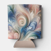 水彩ファンタジーフローラロマンチックパターン 缶クーラー (裏面)