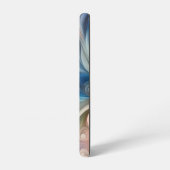 水彩ファンタジーフローラロマンチックパターン SAMSUNG GALAXYケース (左側面)