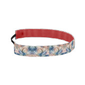 水彩ファンタジー フラワーパステル ブルー＆クリーム アスレチックヘッドバンド (左)