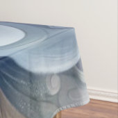 水彩ファンタジー フラワーパステル ブルー＆クリーム テーブルクロス (インサイチュ)