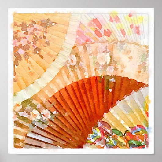 水彩ファン ポスター (正面)