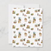 水彩ファーマーズマーケット花車立 サンキューカード (裏面)