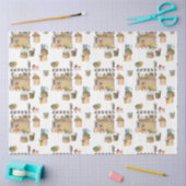 水彩ファーマーズマーケット花車立 薄葉紙 (クラフト)