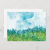 水彩ファームの風景4 ポストカード (正面/裏面)