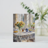 水彩ファームキッチンテーブルA シーズンカード (スタンド正面)