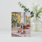 水彩ファームキッチンテーブルD シーズンカード (スタンド正面)