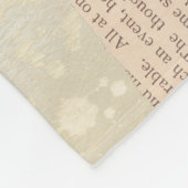 水彩ファームコラージュカウズ フリースブランケット (角)