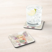 水彩ファームコラージュピッグ コースター (右側)