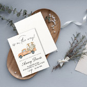 水彩ファームパンプキン ベイビーシャワー 招待状