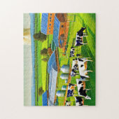 水彩ファームフォトパズルインターネットJigsaw Puz ジグソーパズル (縦)