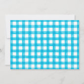 水彩ファーム動物の少年の赤ちゃんシャワー 招待状 (裏面)