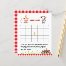 水彩ファーム誕生日パーティー赤ちゃんシャワーゲーム