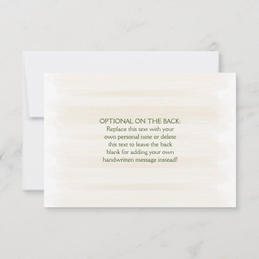 水彩フィエスタサボテン植物ありがとう サンキューカード (裏面)