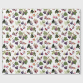 水彩フィギュスギフトラップ転が ラッピングペーパー (フラット)