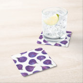 水彩フィギュスパターン スクエアペーパーコースター (インサイチュ)