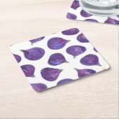 水彩フィギュスパターン スクエアペーパーコースター (アングル)