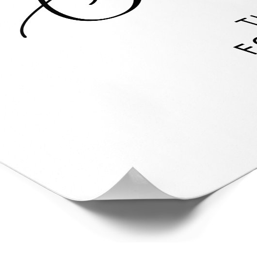 水彩フィギュスフローラ秋ベビーシャワーウェルカム ポスター (角)