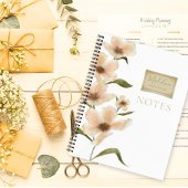 水彩フィールドワイルドフラワーヴィンテージスタンプ注記 ノートブック