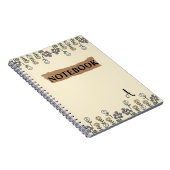 水彩フィールドワイルドフラワー ノートブック (右側)