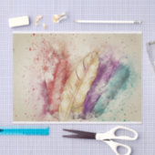 水彩フェザーデクページ 薄葉紙 (クラフト)