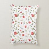 水彩フェスティバルクリスマスパターン アクセントクッション (裏面(縦))