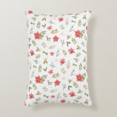 水彩フェスティバルクリスマスパターン アクセントクッション (正面(垂直))