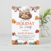 水彩フェスティバルクリスマスホリデーティーパーティー 招待状 (スタンド正面)