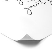 水彩フェスティバルバイブル聖句ルーク ポスター (角)