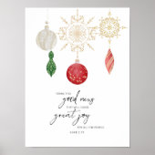 水彩フェスティバルバイブル聖句ルーク ポスター (正面)