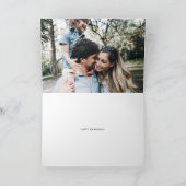 水彩フェスティバルフローラガーランドハッピーハヌカー シーズンカード (内部)