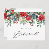 水彩フェスティバルフローラガーランドビーマイブリーズメイド 案内ポストカード (正面/裏面)