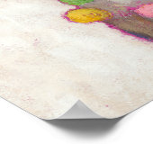 水彩フェスティバルラマ ポスター (角)