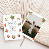 水彩フォトベリースイートベビーシャワー 招待状