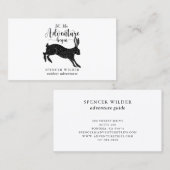 水彩フォレストアドベンチャー自然ガイド 名刺 (正面/裏面)