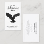 水彩フォレストアドベンチャー自然ガイド 名刺 (正面/裏面)