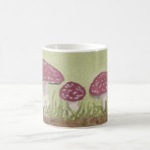 水彩フライアガリンタケコーヒーマグ コーヒーマグカップ (中央)