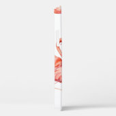 水彩フラミンゴの継ぎ目のない模様。手絵を描 Case-Mate iPhoneケース (裏面 / 右)