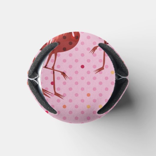 水彩フラミンゴ模様 缶クーラー (ボトム)